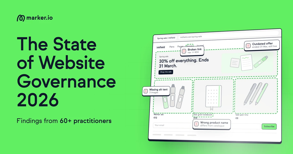The State of Website Governance 2026